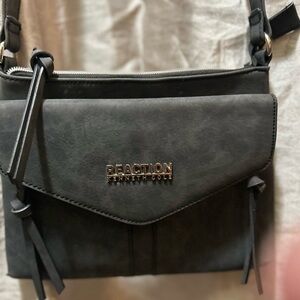Kenneth Cole Reaction Charcoal Crossbody Bag